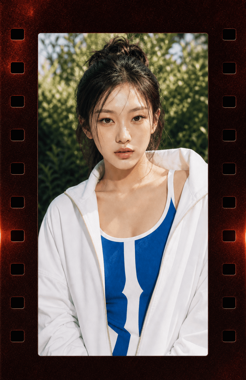 Album Crystal Film finished photocard template